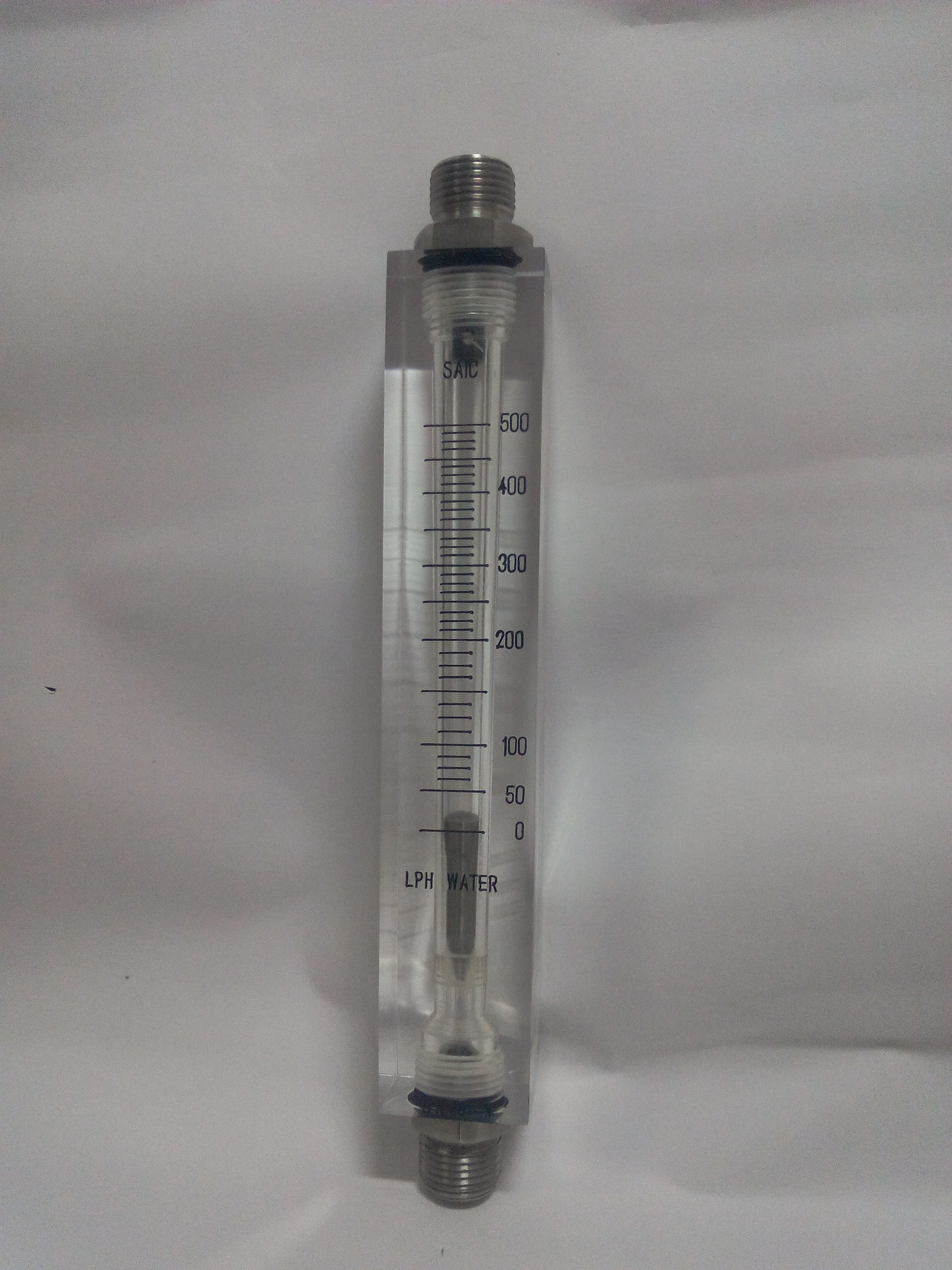 Acrylic Body Rota meter in Flow Range of 0-500 LPH for Water